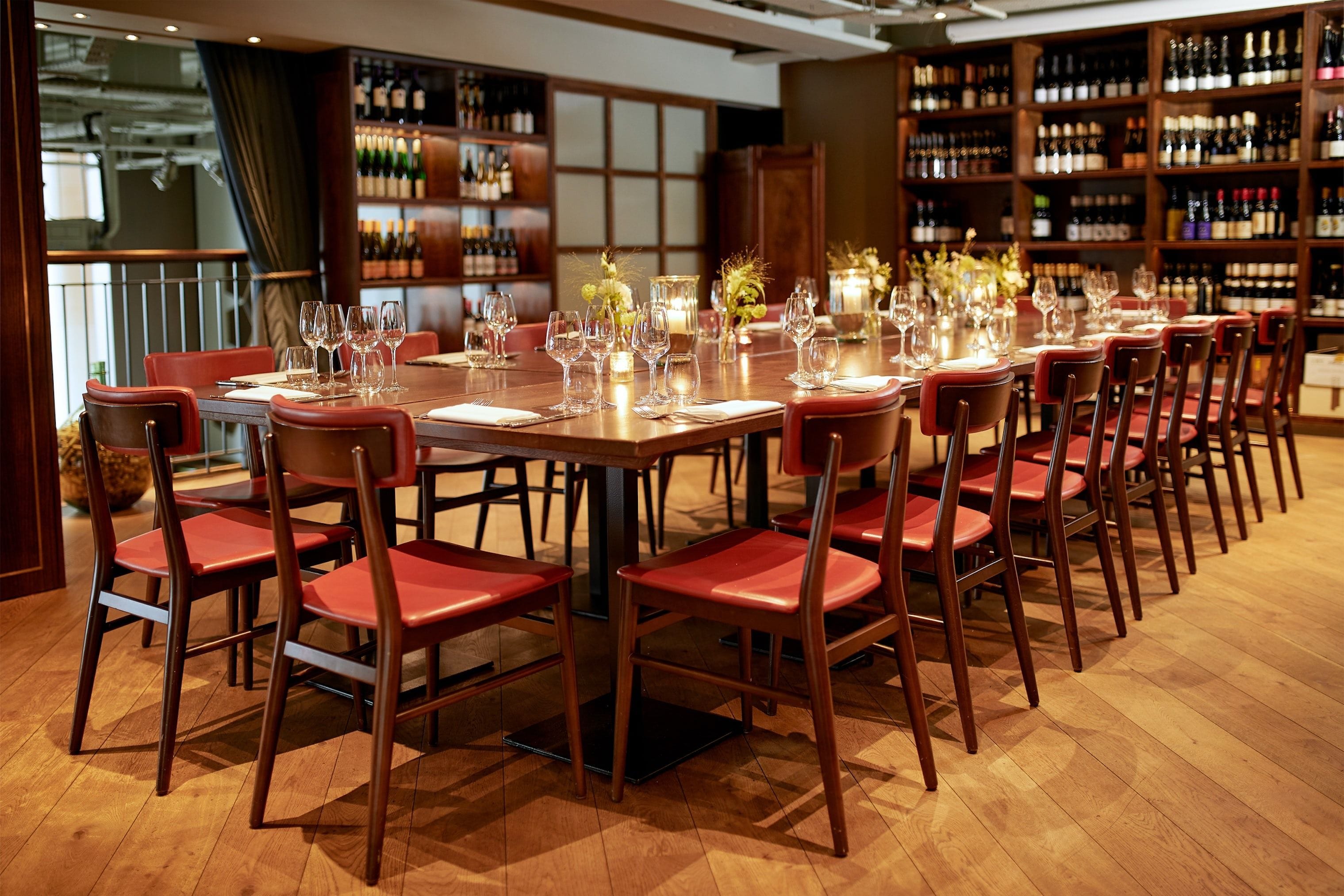 mezzanine at vinoteca city city of london private dining