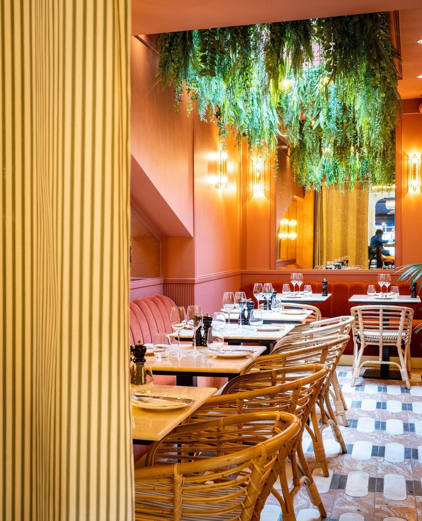 interior at mina's in knightsbridge london