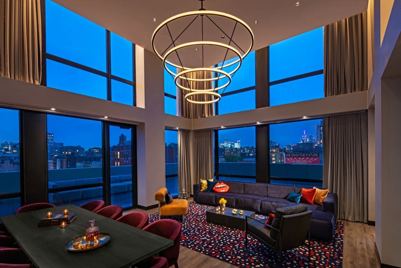 Glitzy meeting rooms in the Lower East Side: Moxy NYC Lower East Side image 2