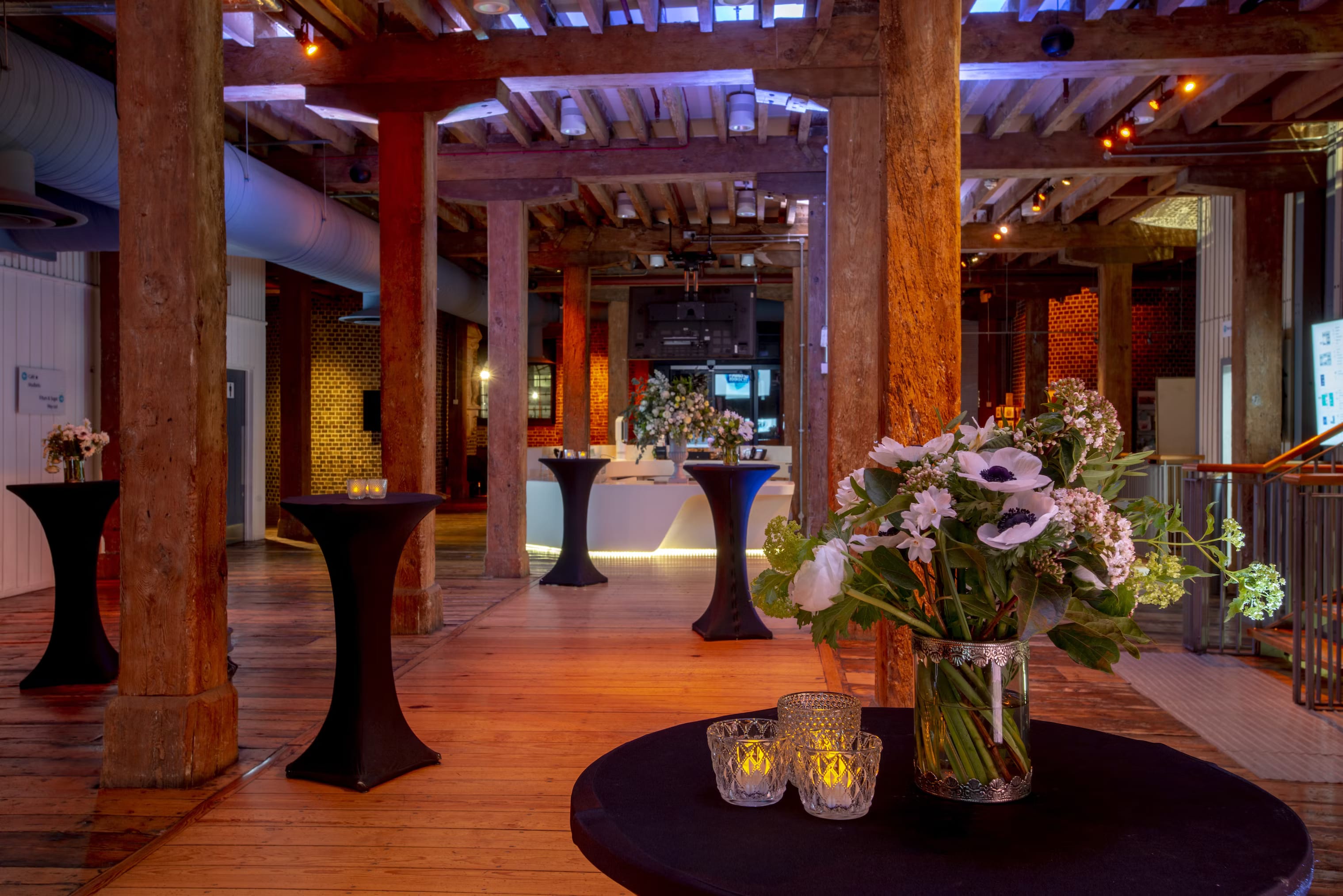 private dining in muscovado hall at the museum of london docklands in canary wharf london