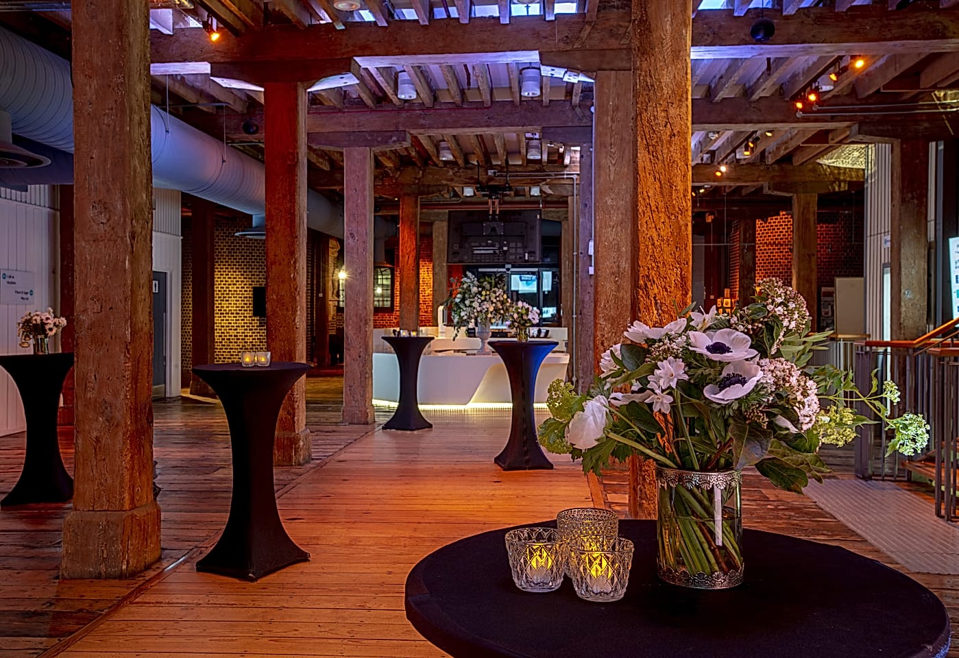 private dining in muscovado hall at the museum of london docklands in canary wharf london