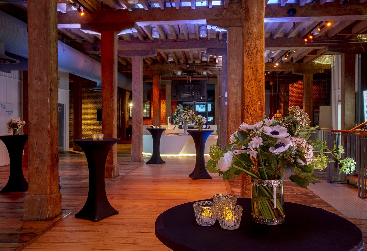 private dining in muscovado hall at the museum of london docklands in canary wharf london