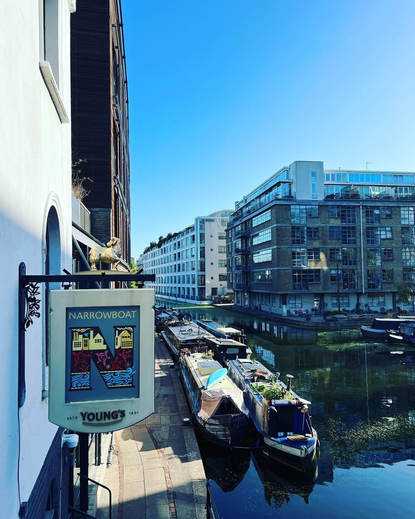 narrowboat islington pubs 