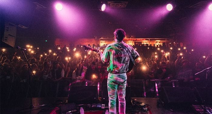 interior of and people at nells earls court london venue
