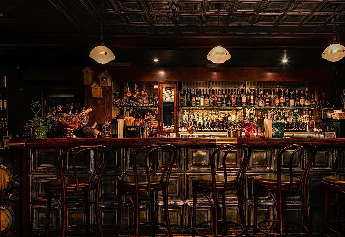 speakeasy bar nightjar shoreditch in old street in london