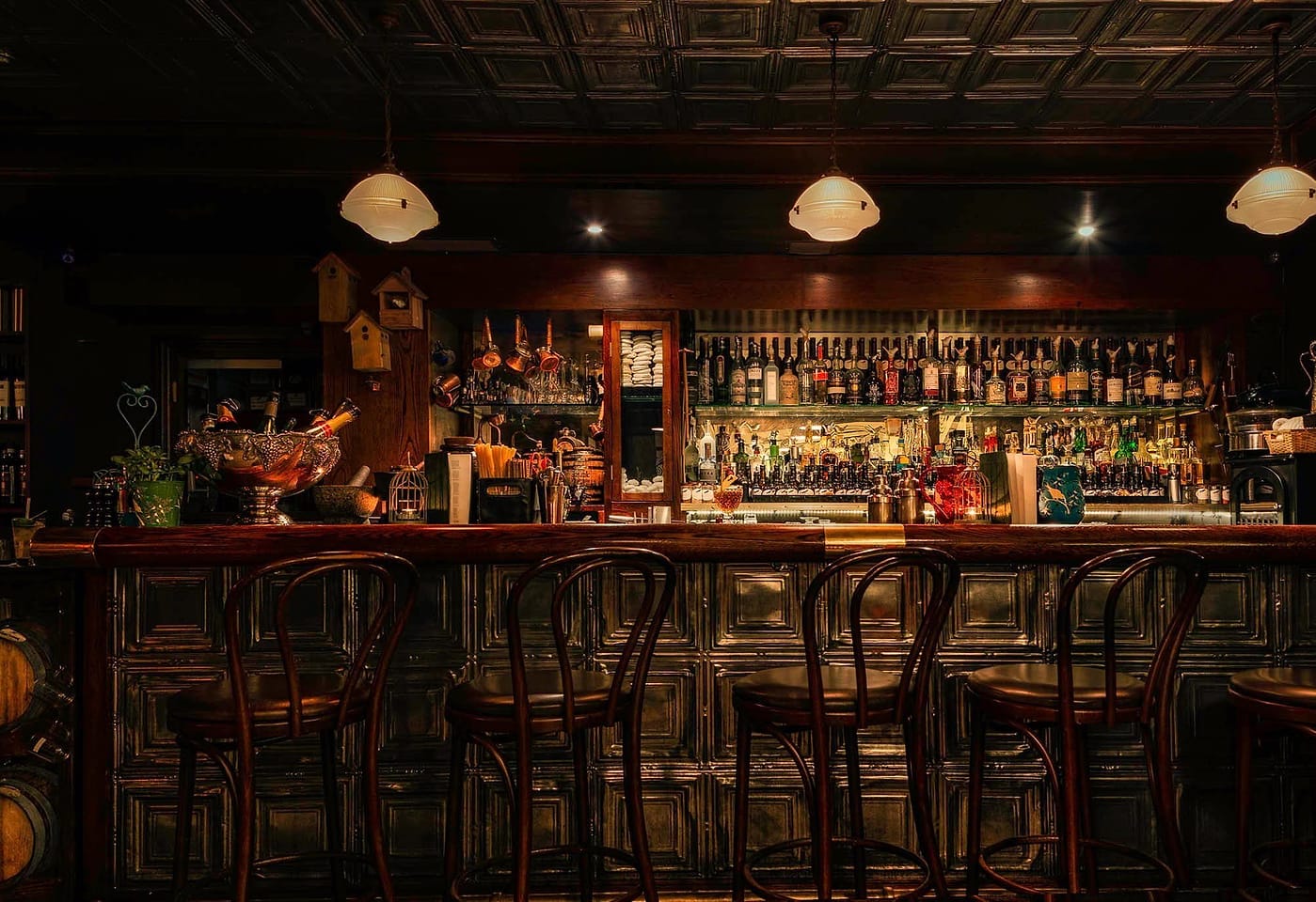 speakeasy bar nightjar shoreditch in old street in london