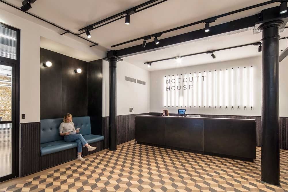reception of notcutt house in borough london