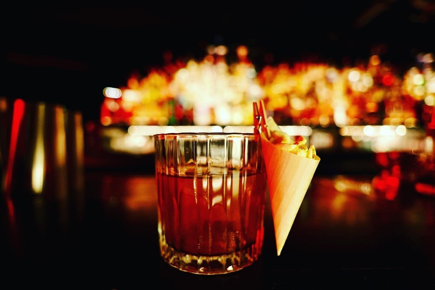 cocktail at nothing really matters new york city bar