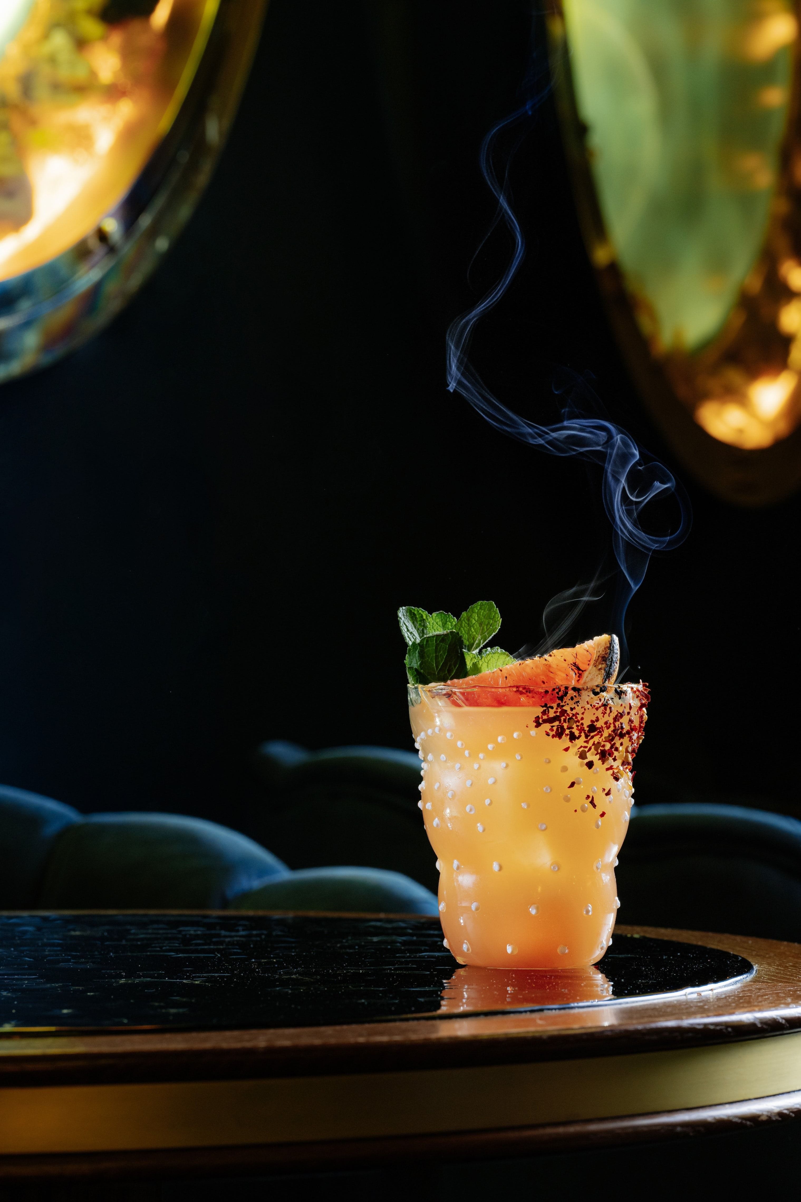 cocktail at octo cocktail bar at amazonico mayfair bar london