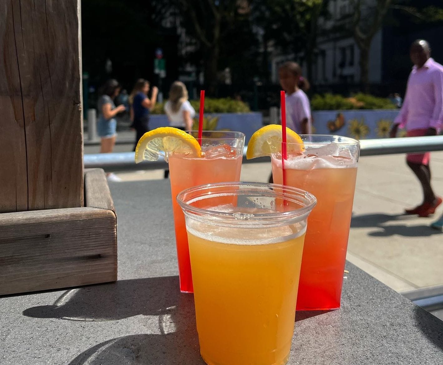 oculus beer garden world trade center lower manhattan nyc