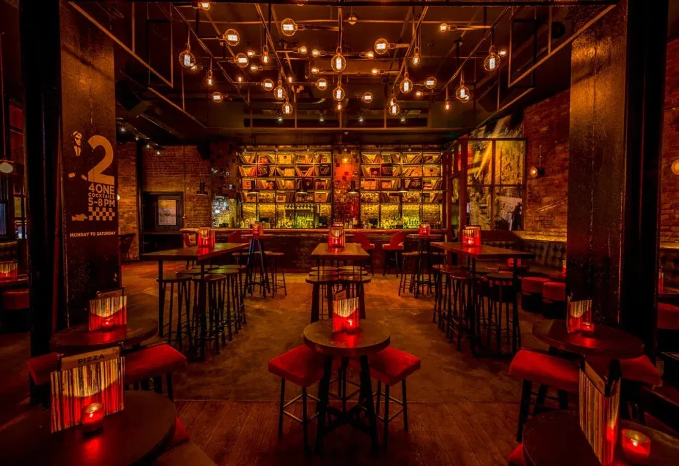interior of old street records in old street in london
