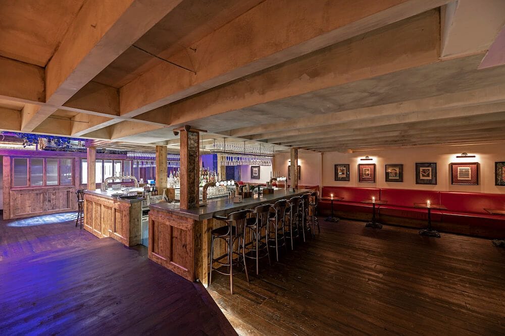 inside the London Bridge bar and music venue Omeara