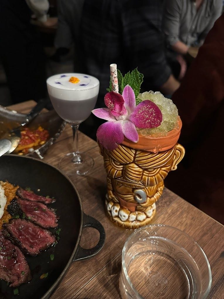 Food and drink offerings at Osamil, one of the best bars in Manhattan, NYC.
