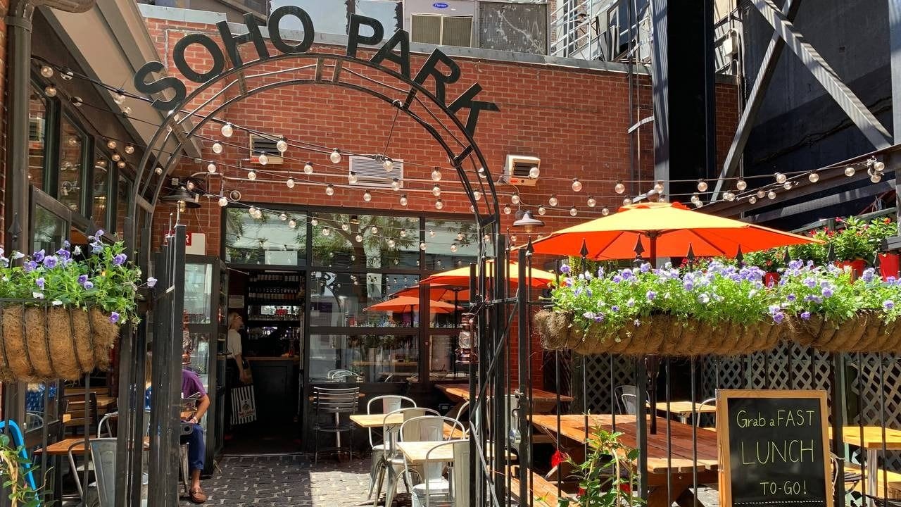 outdoor bars nyc soho park