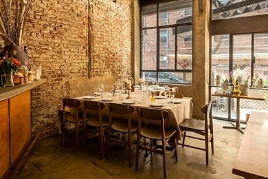 peasant manhattan restaurant buyouts private events dinner nyc