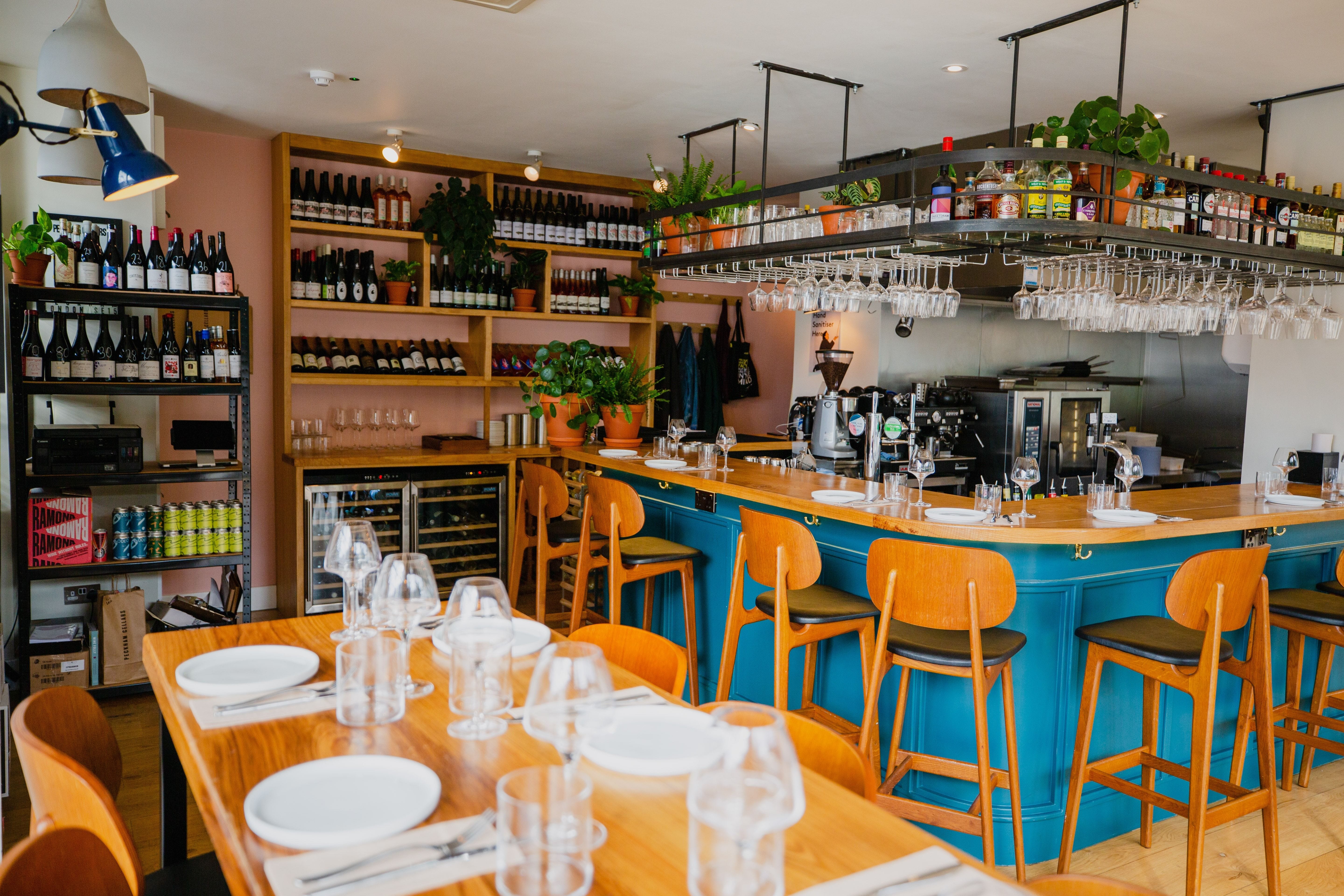 interior of peckham cellars peckham bar london