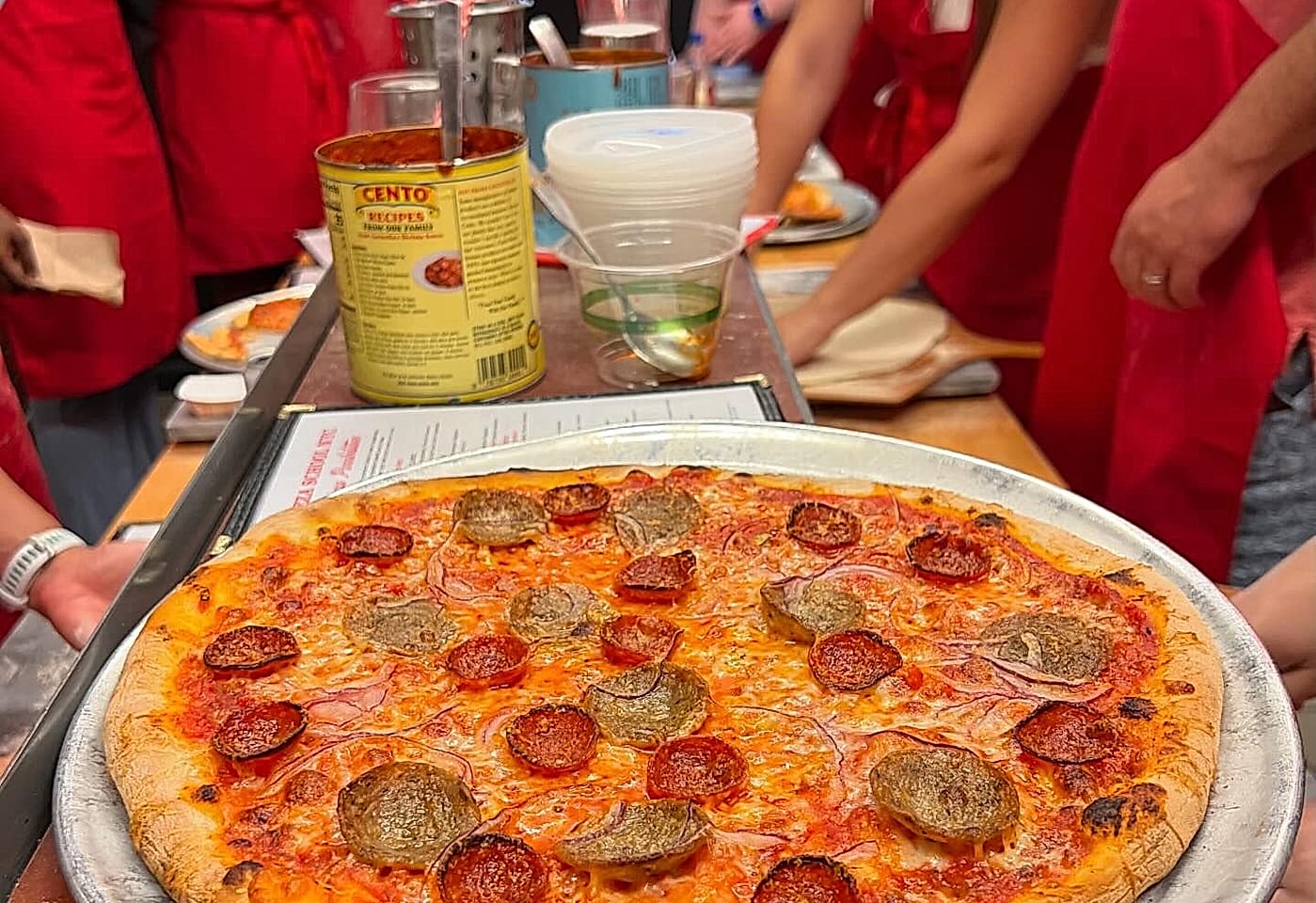Bond over an interactive pizza party at this team building cooking class: Pizza School image 2