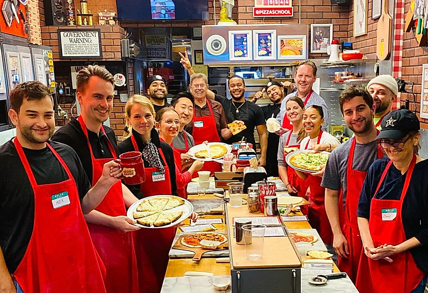 Bond over an interactive pizza party at this team building cooking class: Pizza School1