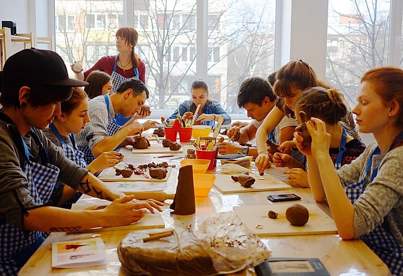Sculpt a strong team at this pottery class in Lower Manhattan: Pottery Studio 11