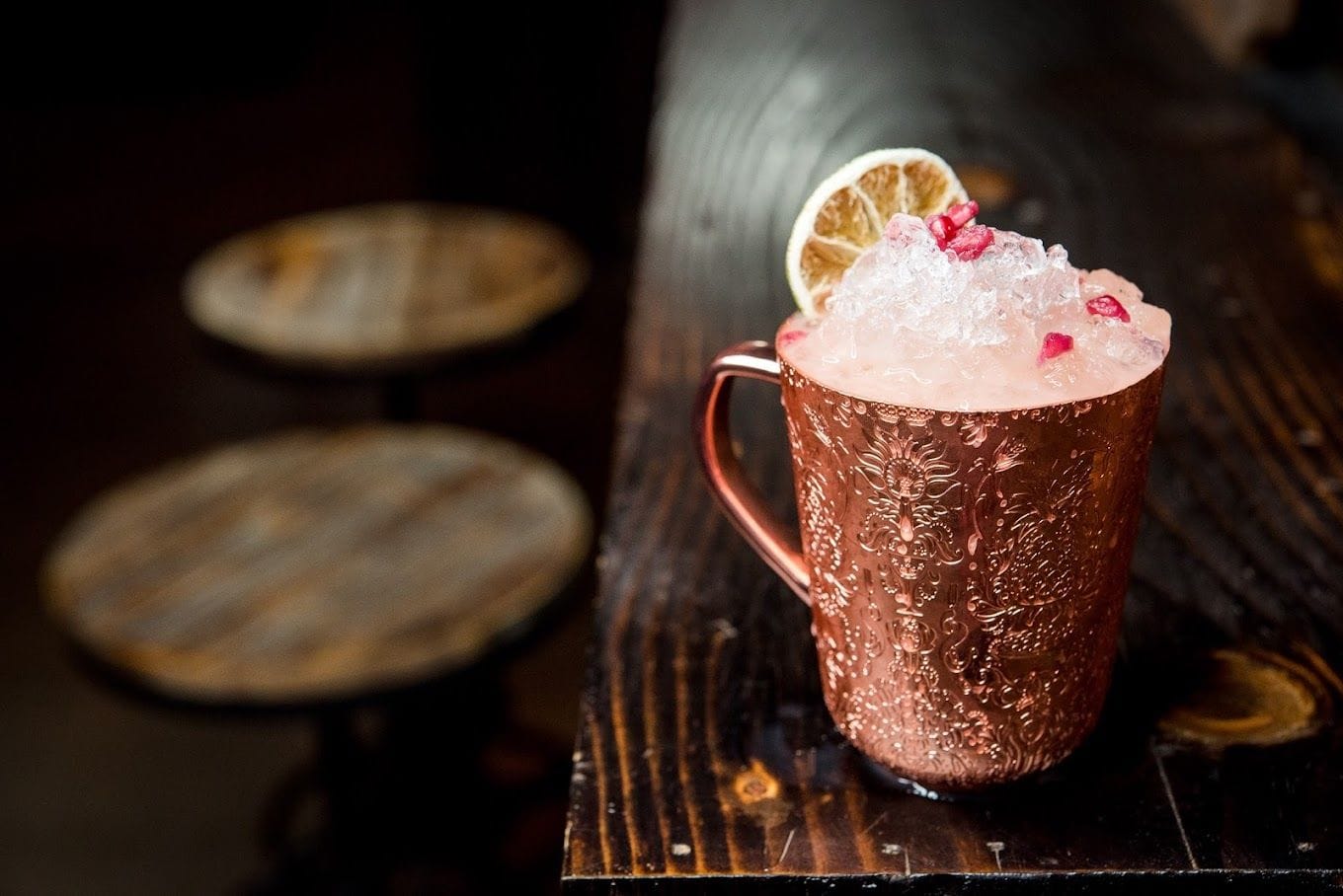 A drink offering at The Ragtrader & Bo Peep Cocktail and Highball Store, one of the best bars in Manhattan, NYC.