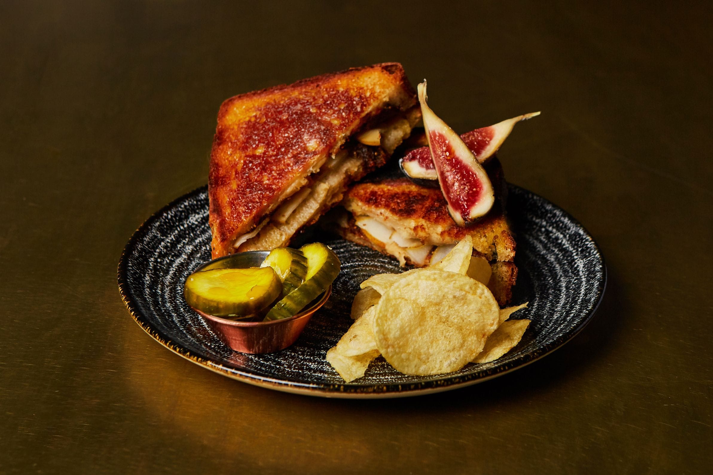 a toastie at red hand bar in dalston in london