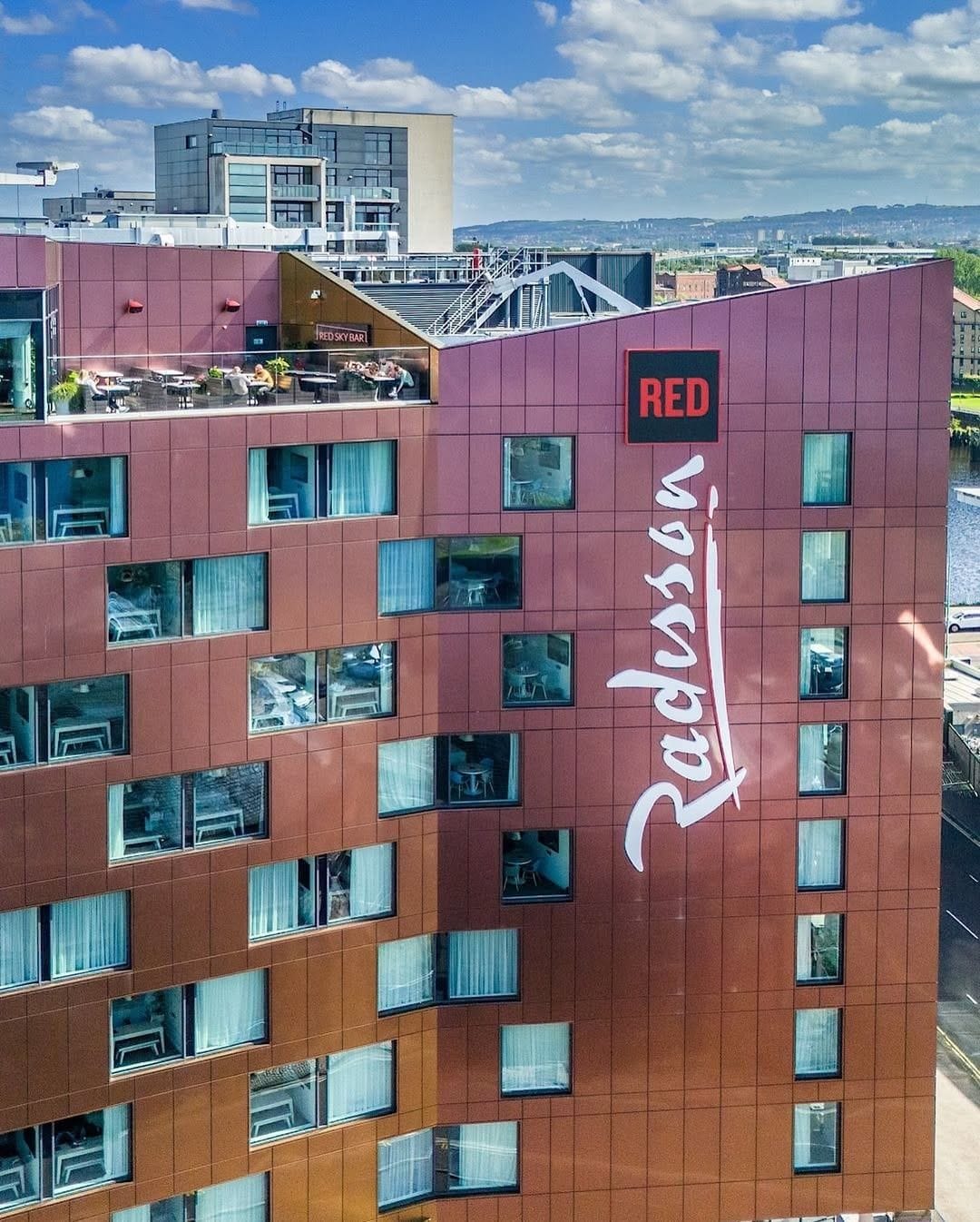 red sky bar summer party venue glasgow