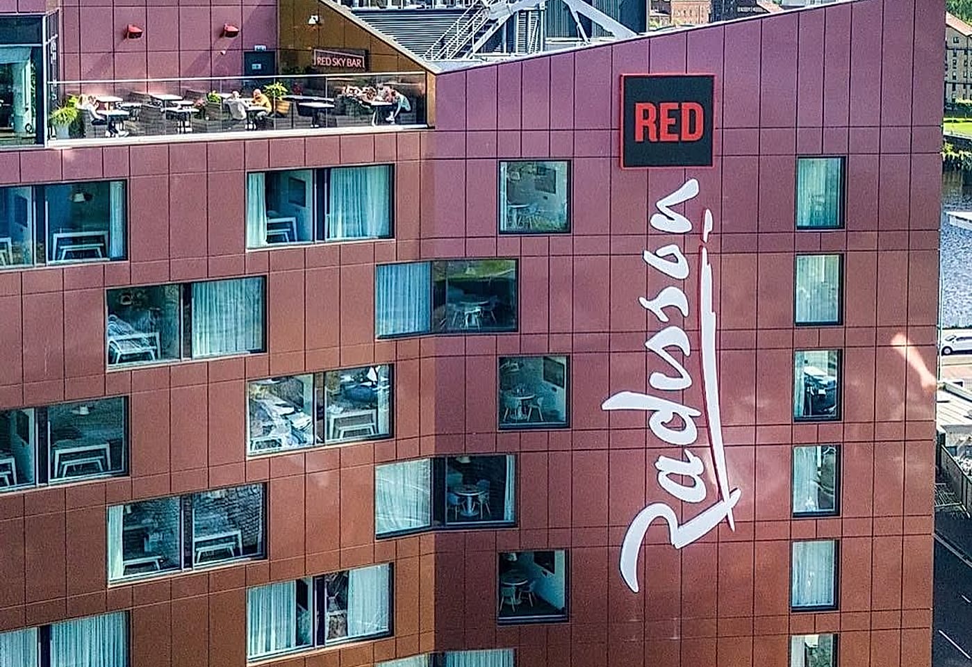 red sky bar summer party venue glasgow