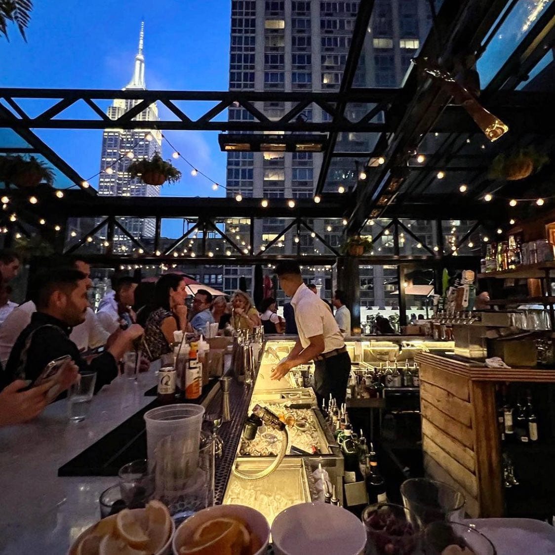 refinery rooftop bar manhattan birthday party venues new york