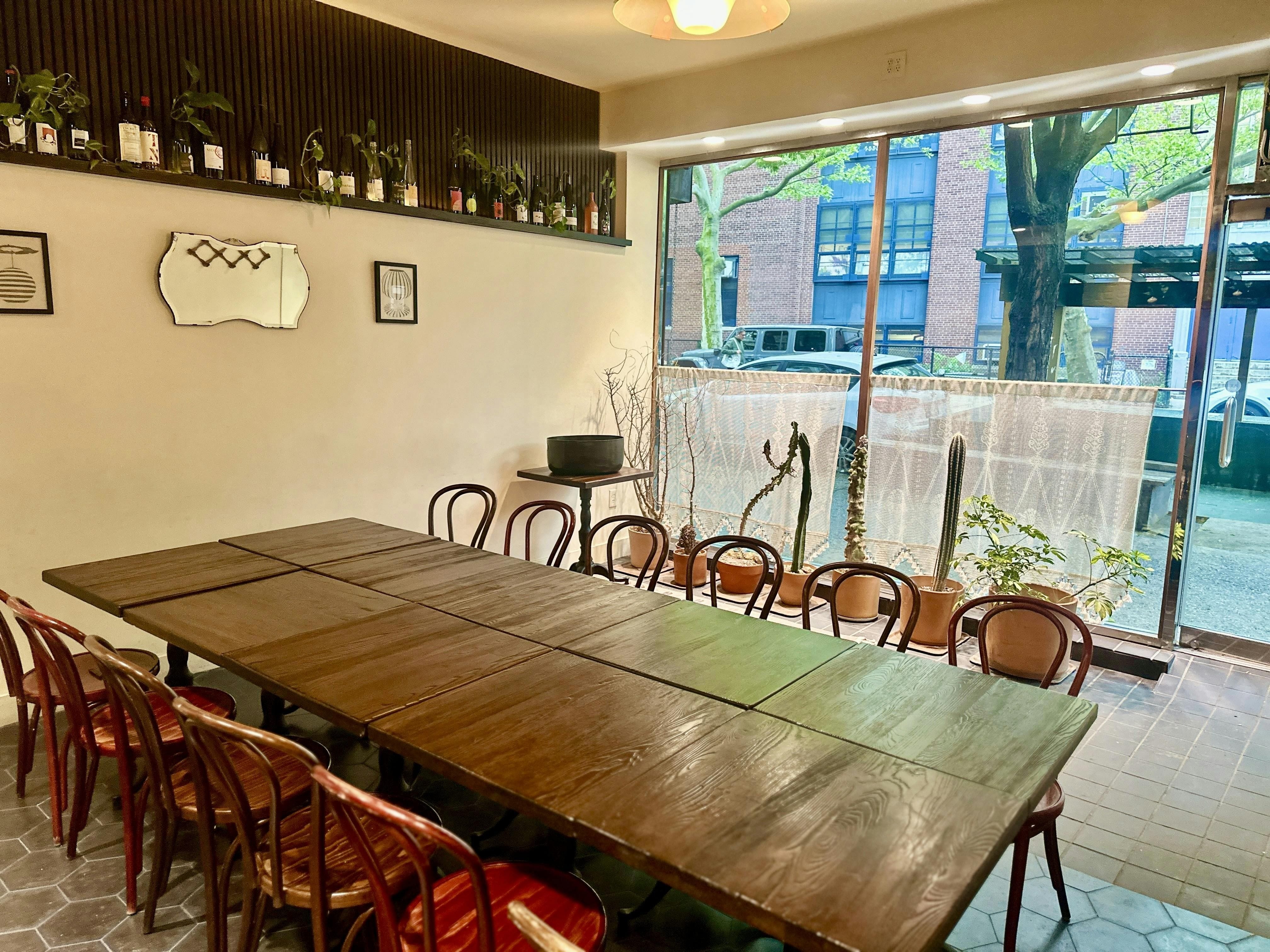 A sustainable natural wine bar for Brooklyn events: Rhodora Wine Bar image 3