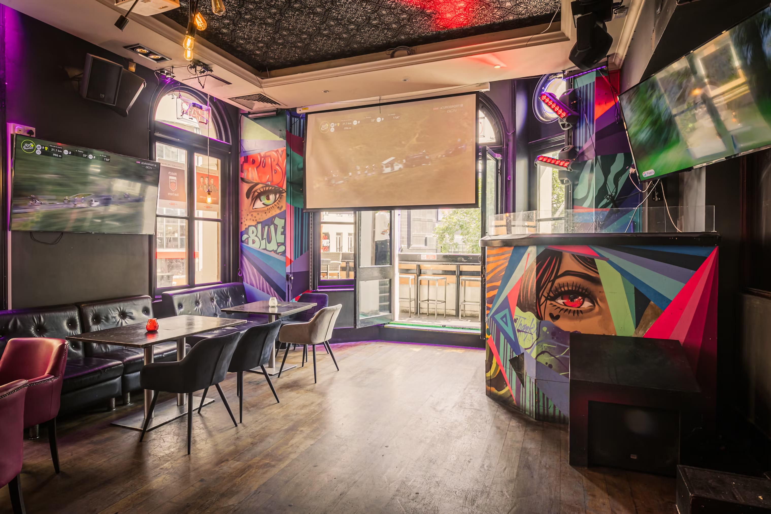 the balcony bar at ruby blue leicester square meeting room