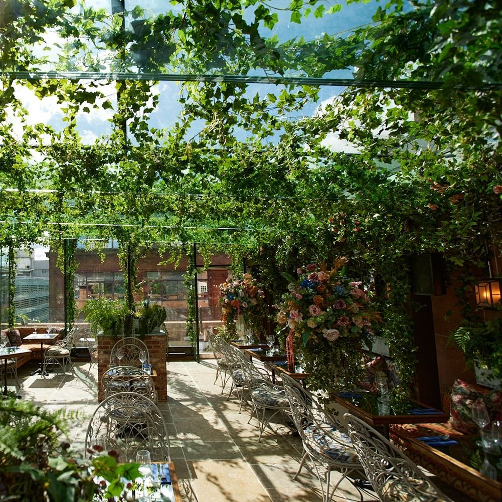 sacred garden rooftop glasgow summer party venue