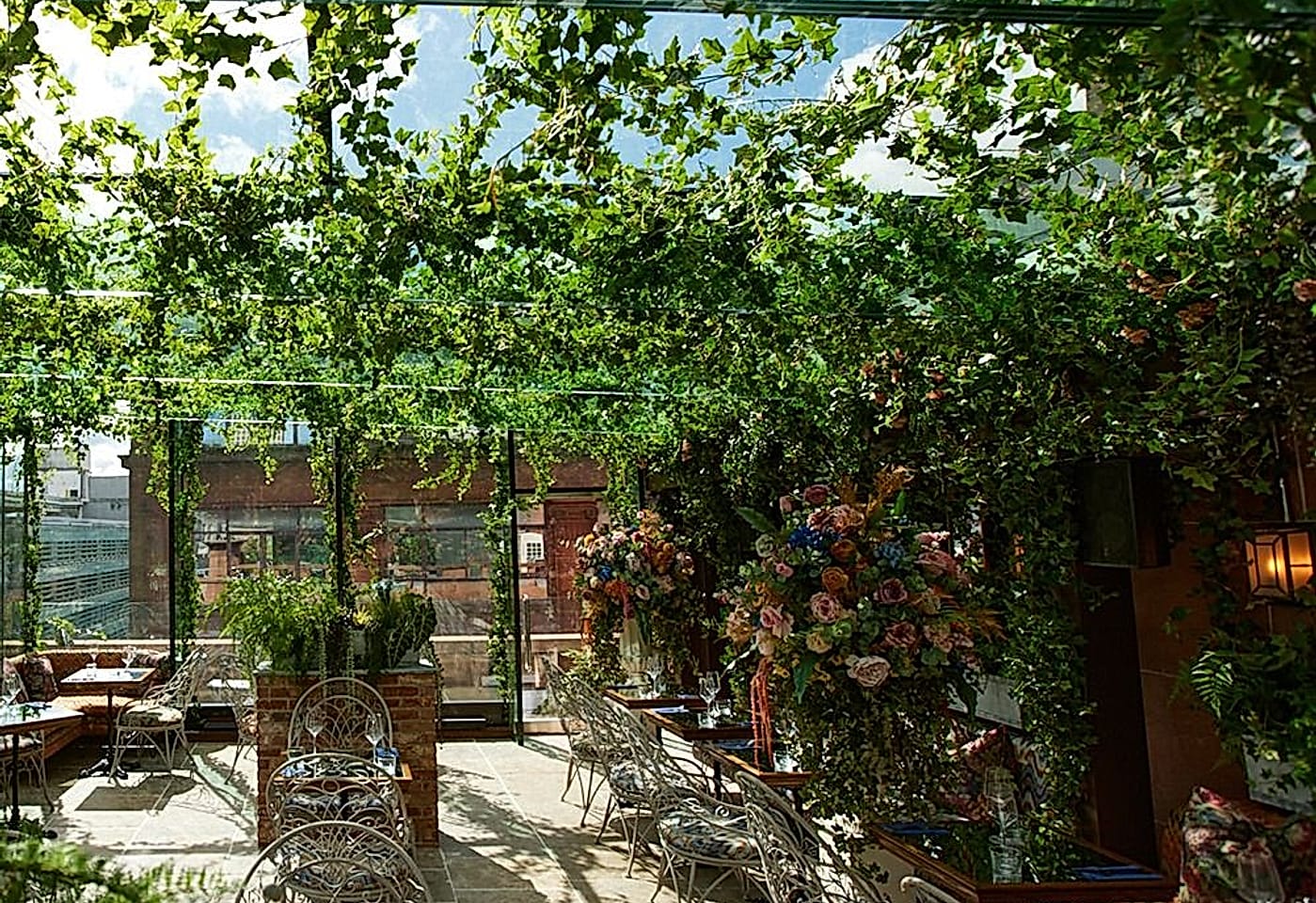 sacred garden rooftop glasgow summer party venue