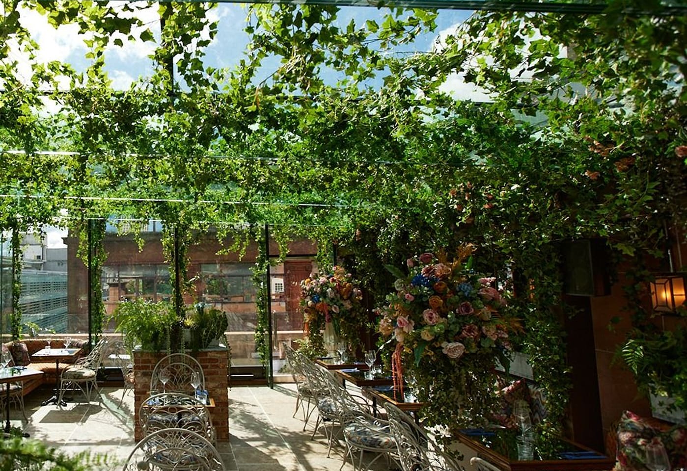 sacred garden rooftop glasgow summer party venue