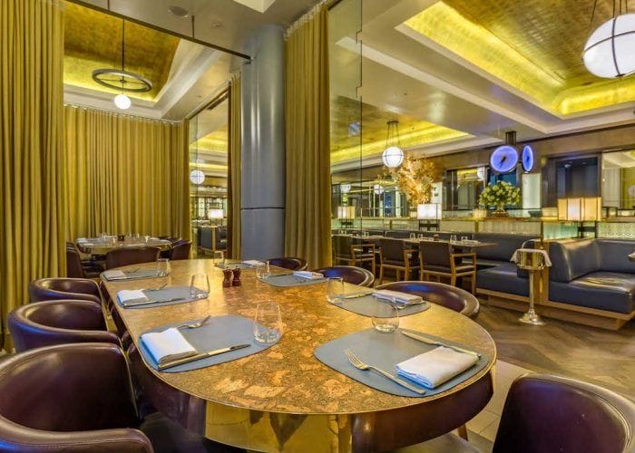 interior of st pancras brasserie and champagne bar by searcys kings cross london private dining