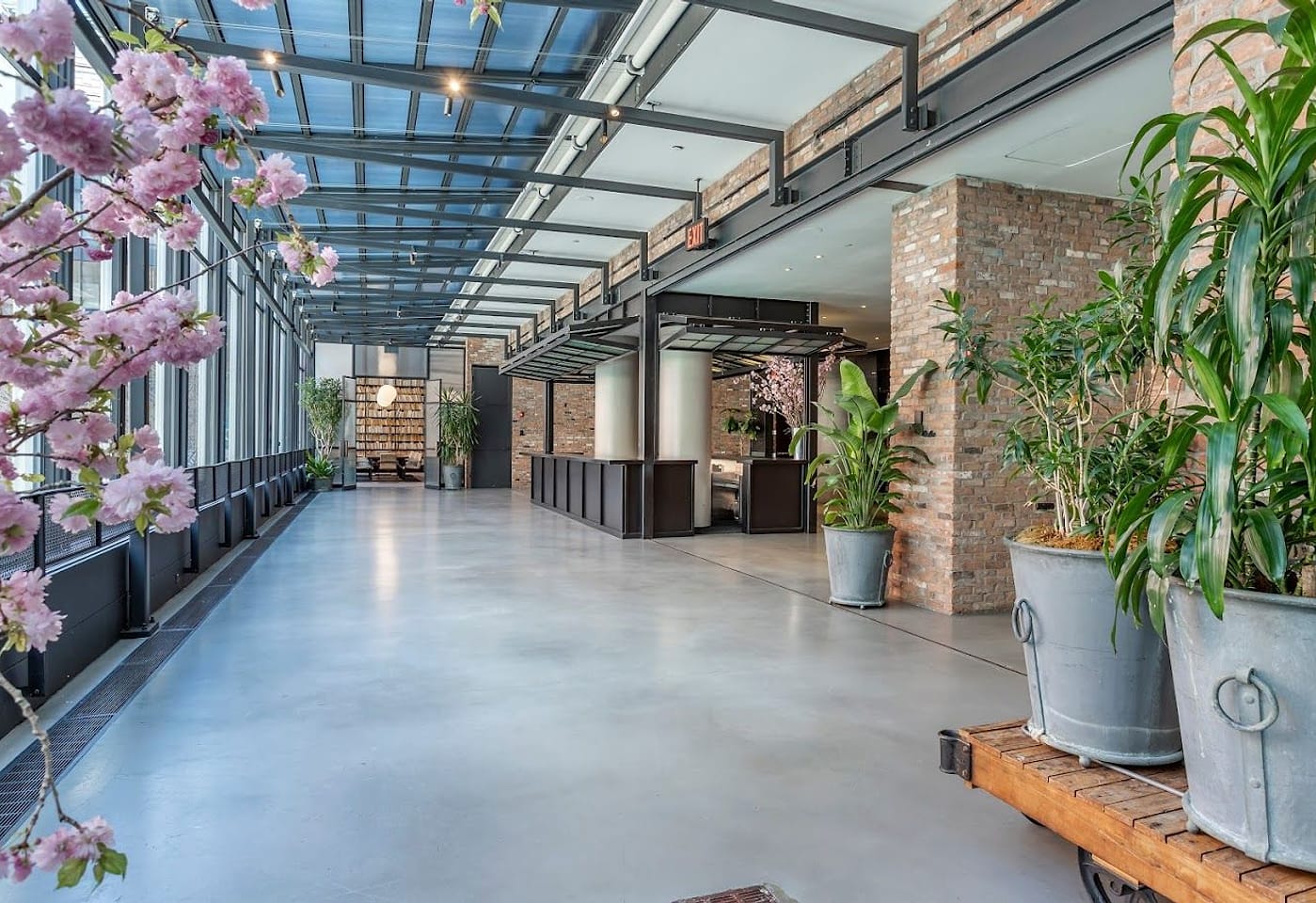 The terrace at SECOND, a bar/bat mitzvah venue in NYC.