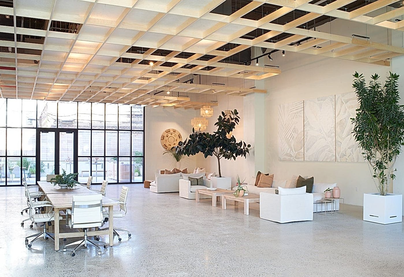 Airy, zen Brooklyn meeting rooms: Shell's Loft Fort Greene1