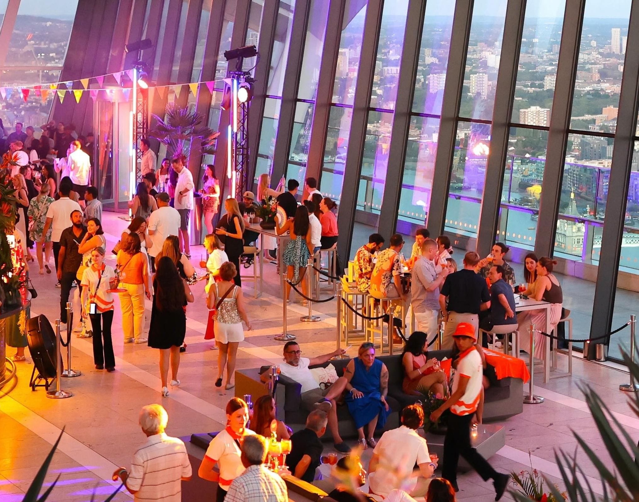 sky garden party venues london