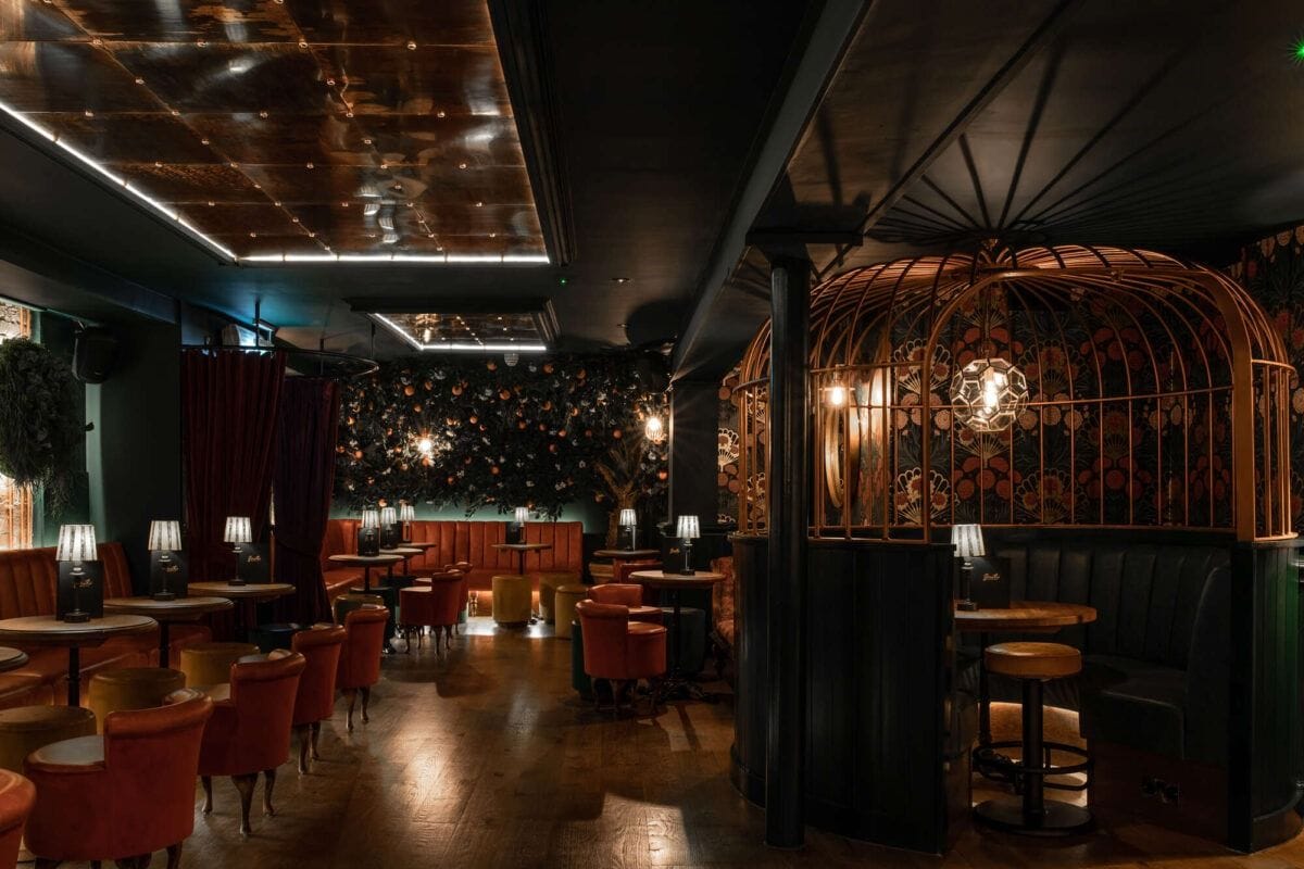 interior of smiths cocktail bar shepherds bush london bar