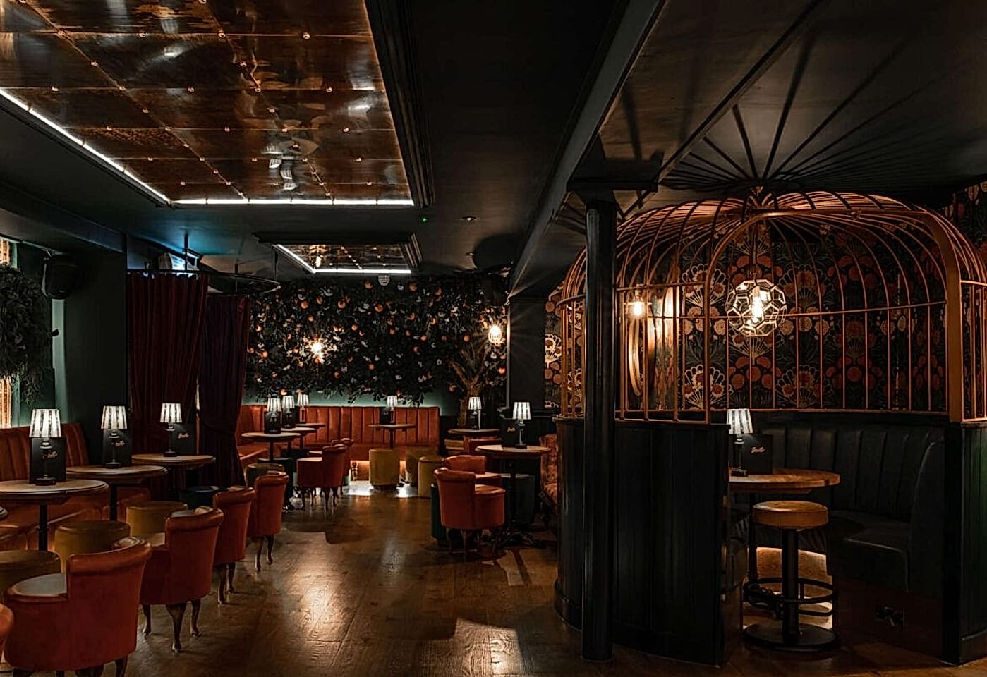 interior of smiths cocktail bar shepherds bush london bar