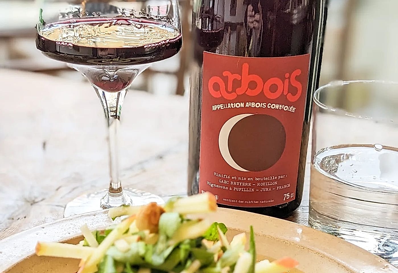 wine and meal at soif wine bar and shop clapham bar london