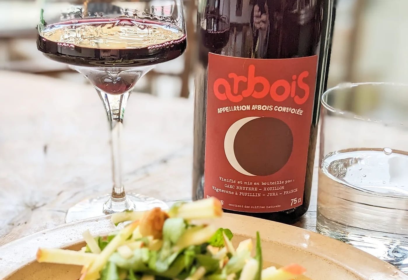 wine and meal at soif wine bar and shop clapham bar london