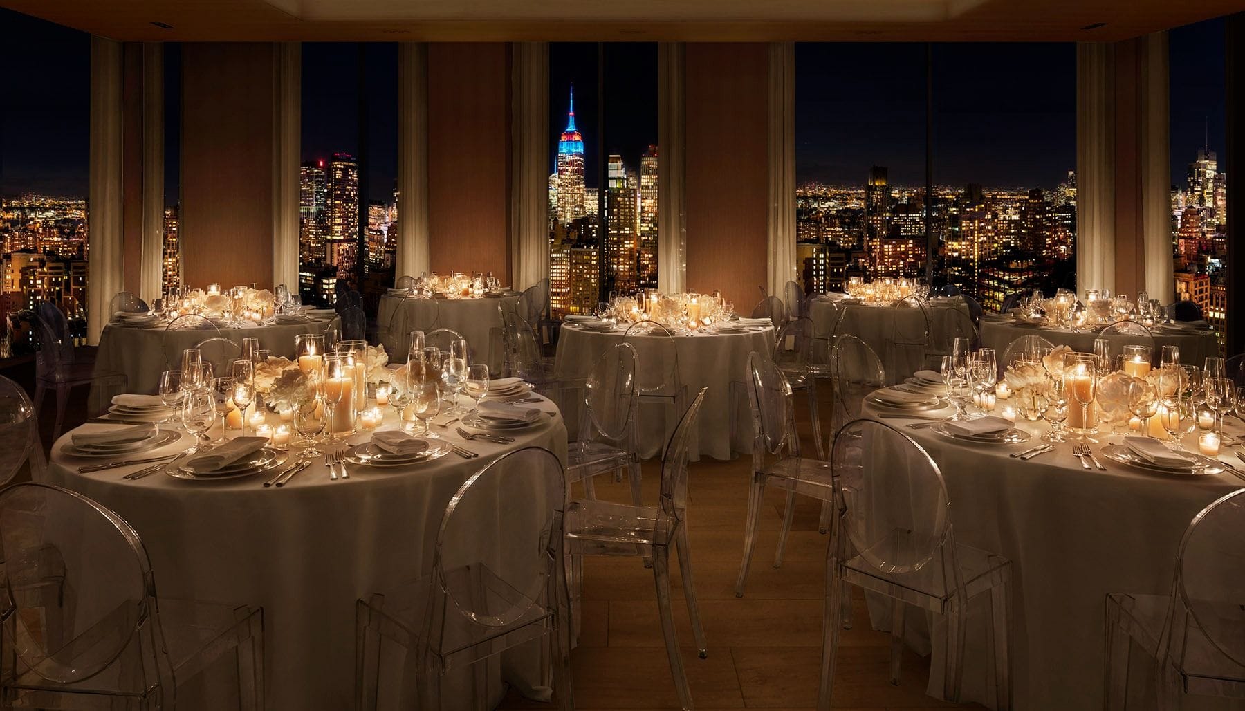 Take in the views at this sleek ballroom in New York City: Sofia at the Public Hotel1