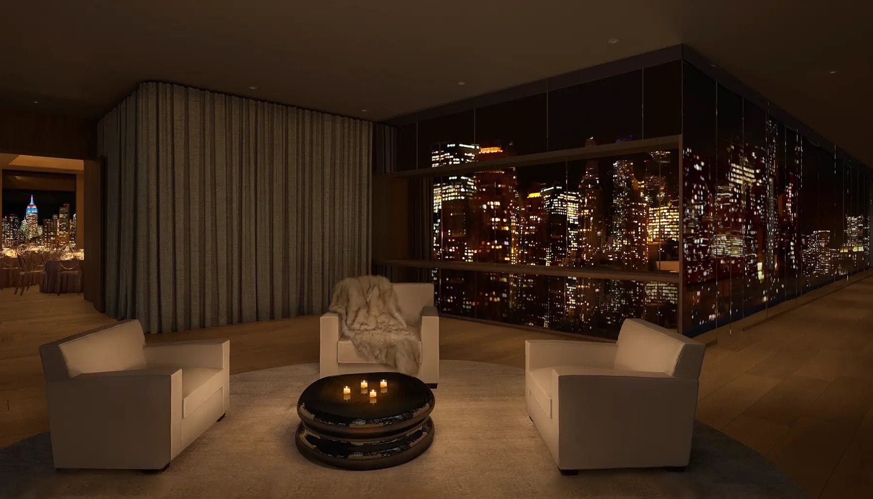 Take in the views at this sleek ballroom in New York City: Sofia at the Public Hotel image 2