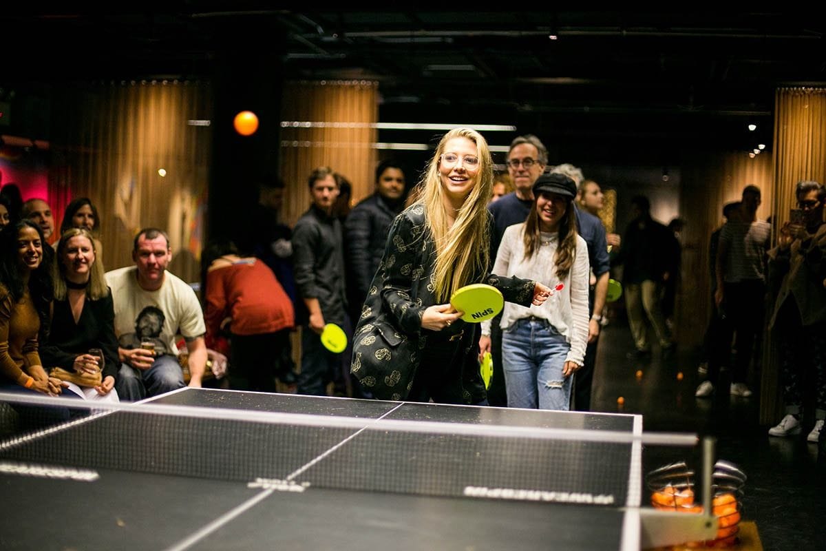 A team building activity in NYC where you can ping your colleagues… and also pong them: SPIN  image 2