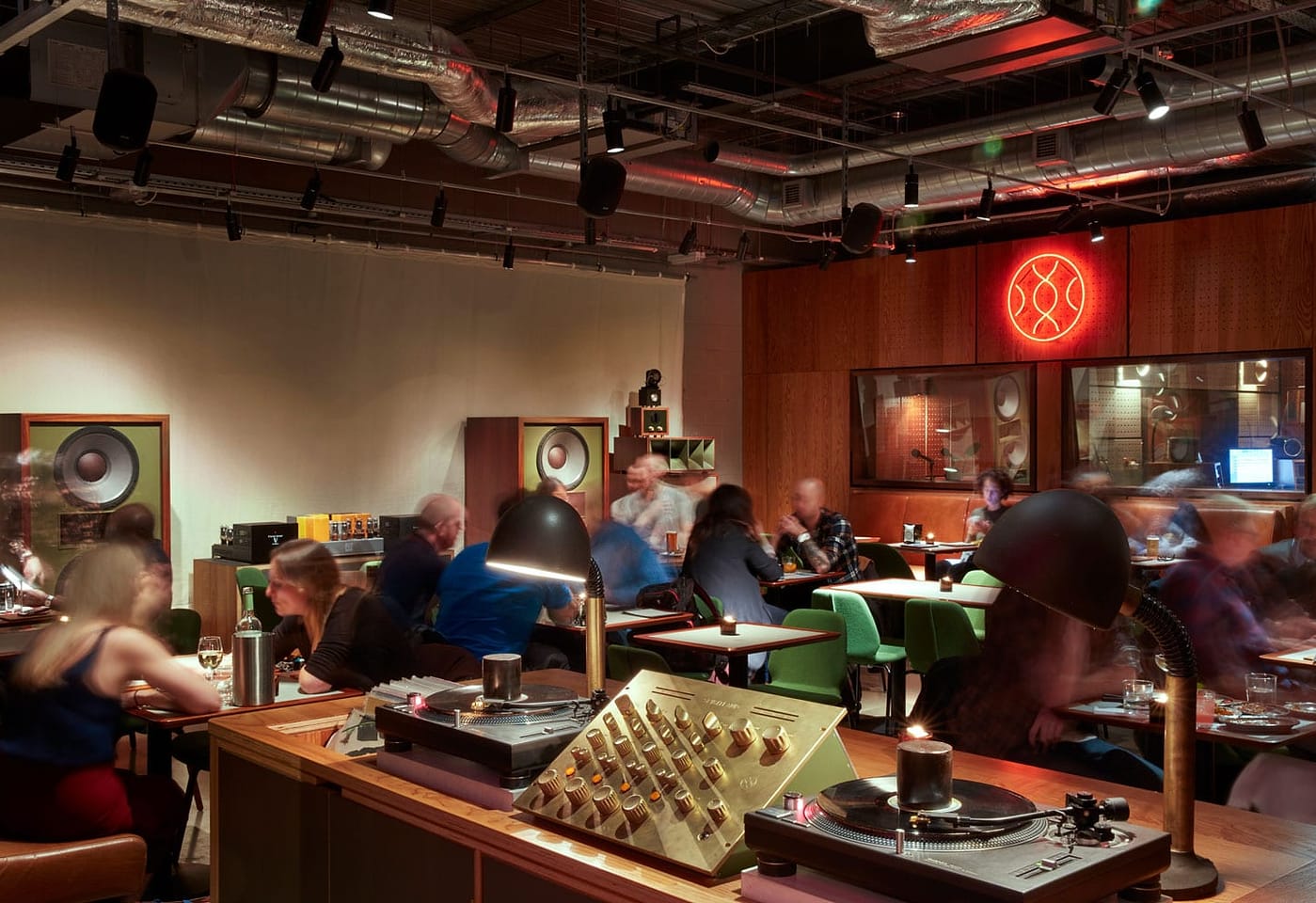 interior with people at kings cross cafe and bar spiritland