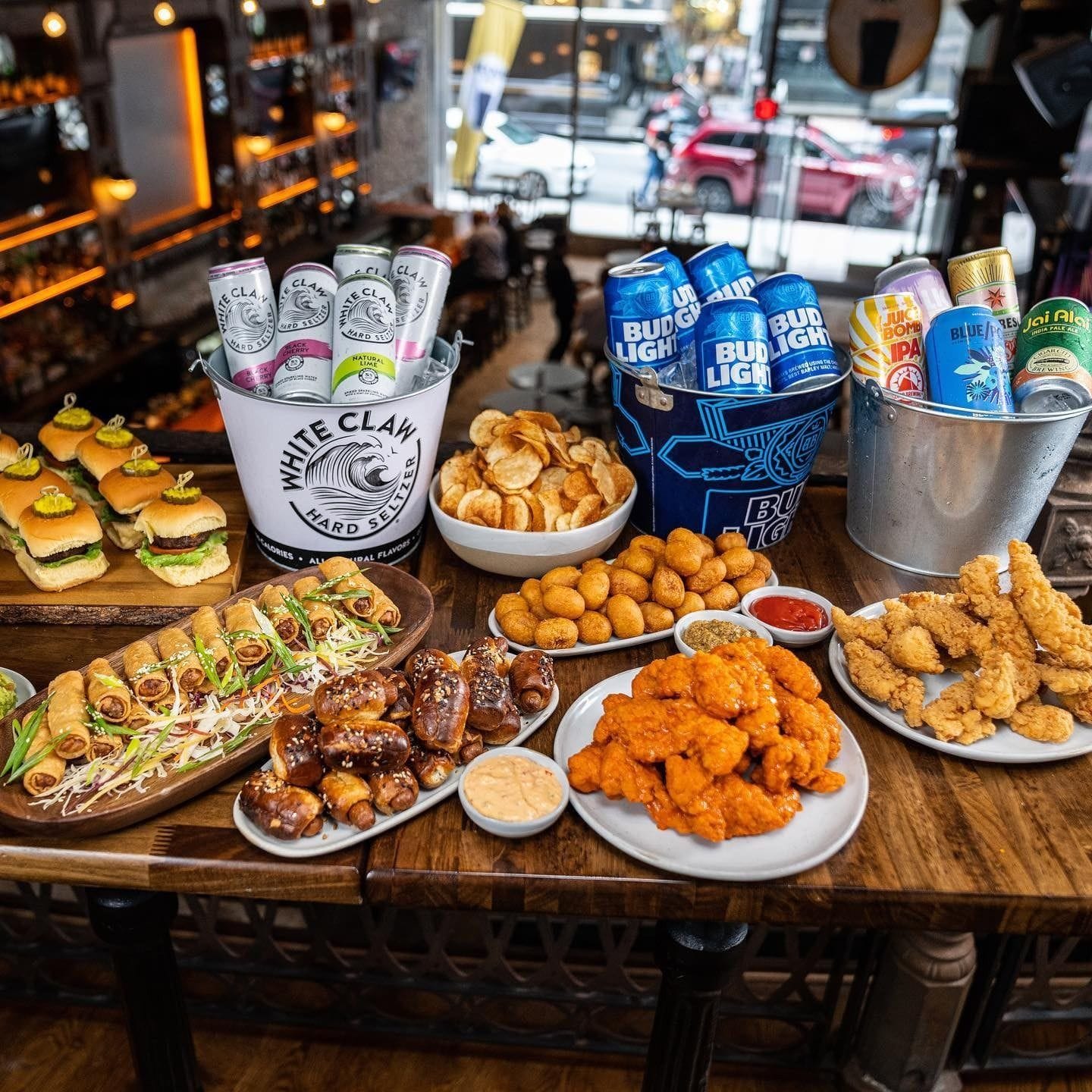 stout sports bar bryant park midtown party venue nyc