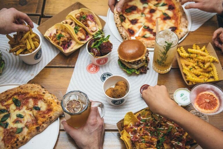 Menu offerings at Swingers NoMad, a unique party venue in NYC.