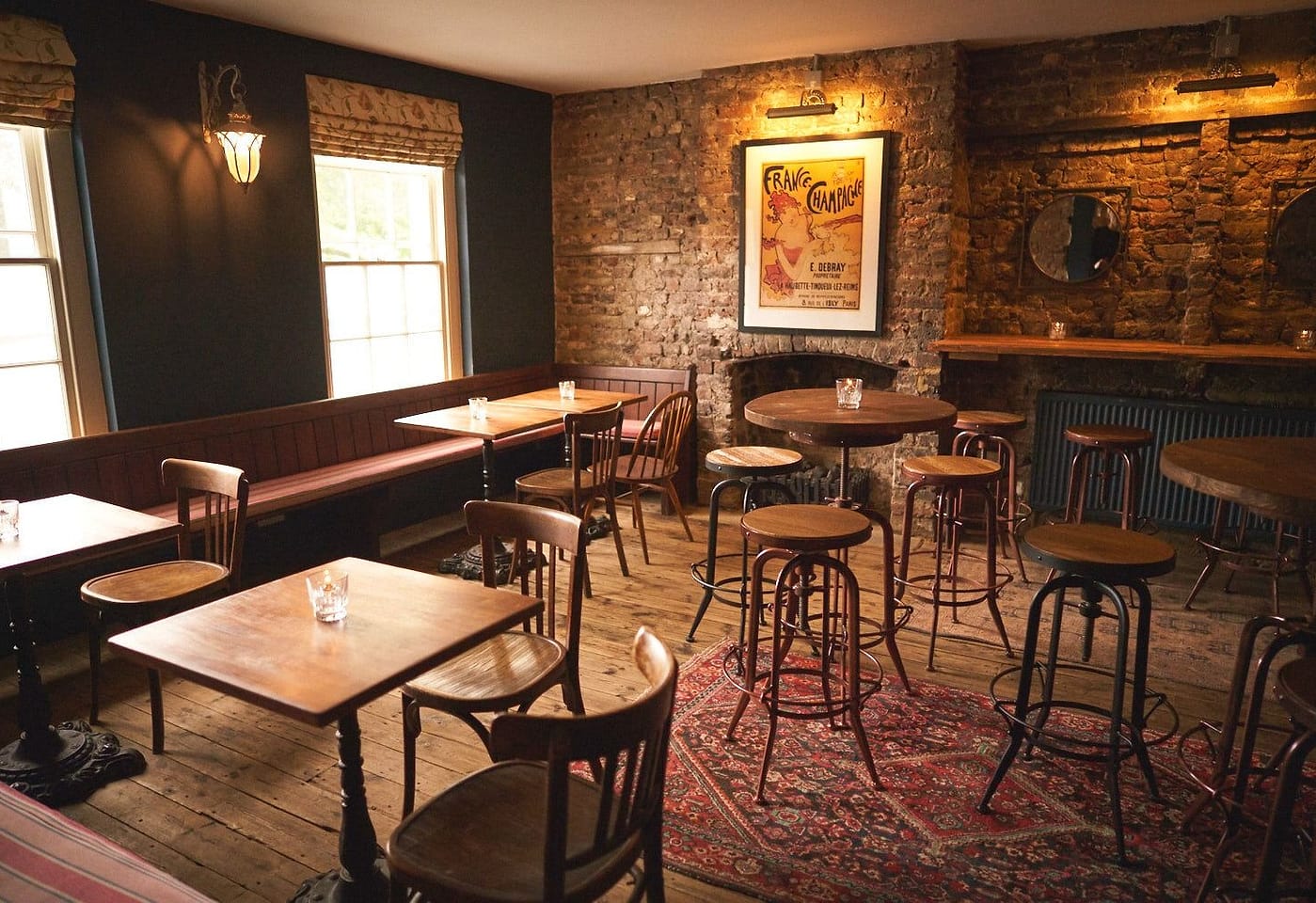 interior of tap and bottle london bridge wine bar london