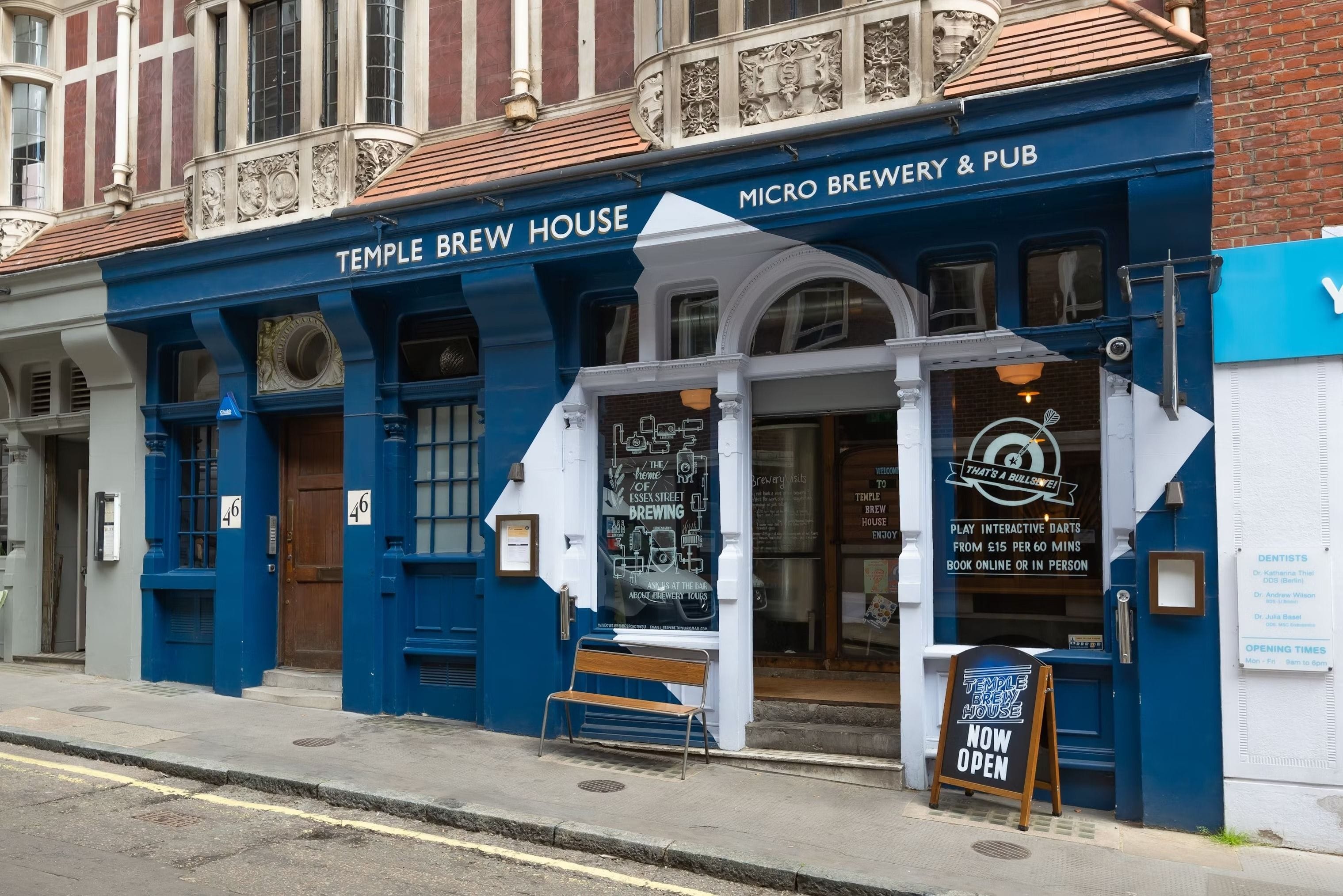 temple brew house london pub hire