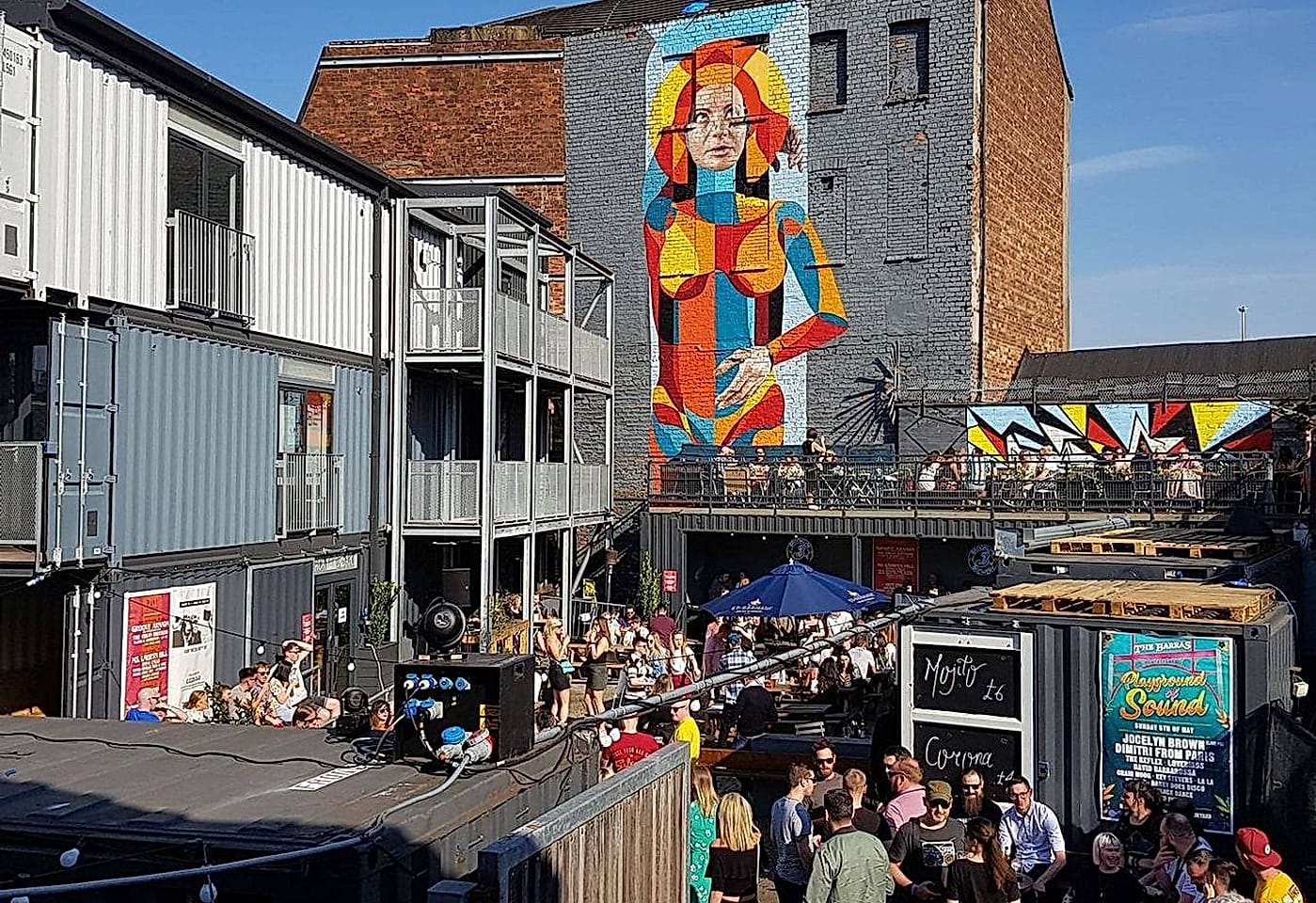 the backyard at the barras art and design glasgow summer party venue